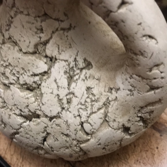 Primitive Pitcher Vase Heavy Unique Clay - Picture 3 of 14